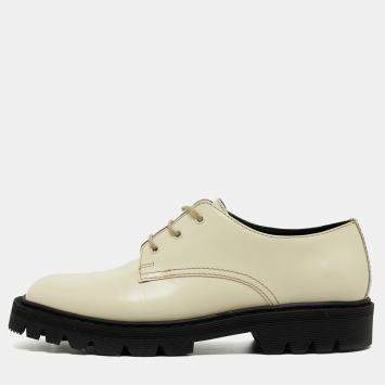 The Row Cream Leather Ranger Derby Size 35.5