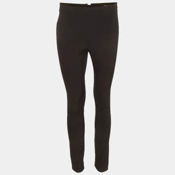 Pre Owned Theory Black Jersey Skinny Navalane Becker Pants XS