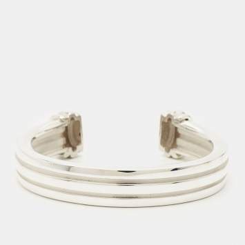 Pre Owned Tiffany & Co. Atlas Groove Sterling Silver Cuff Bracelet