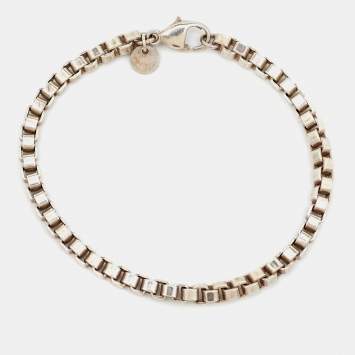 Pre Owned Tiffany & Co. Venetian Link Sterling Silver Bracelet