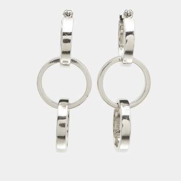 مملوكة مسبقًا Tiffany & Co. Paloma Picasso Triple Hoop Sterling Silver Earrings