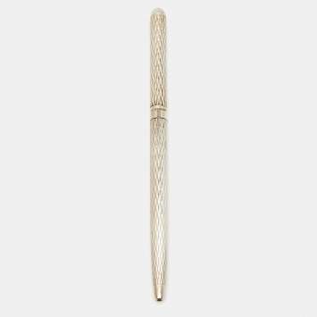 Pre Owned Tiffany & Co.  Silver 925 Textured Ballpoint Pen