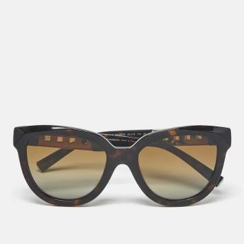 Pre Owned Tiffany & Co. Brown Gradient TF4215-F Polarized Cat Eye Sunglasses