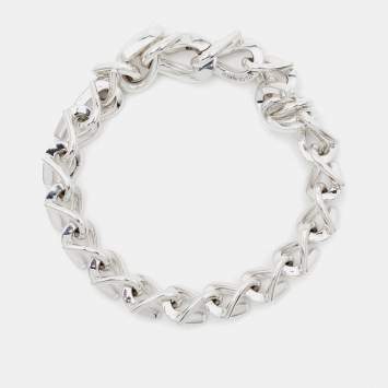 Pre Owned Tiffany & Co. Forge Sterling Silver 925 Link Bracelet