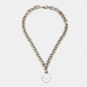 Pre Owned Tiffany & Co. Return To Tiffany Sterling Silver Necklace