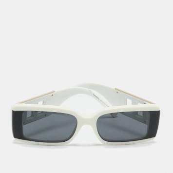 Pre Owned Tiffany & Co. White/Black TF 4197 Rectangle Sunglasses