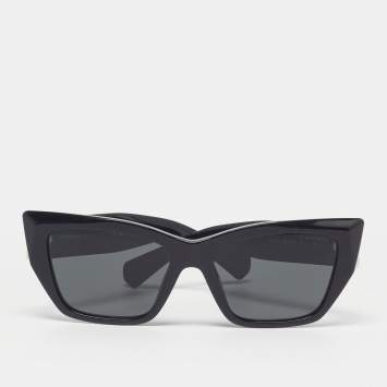 Pre Owned نظارة شمسية تيفاني & كو. تي اف 4230 عين القطة سوداء