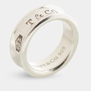 مملوكة مسبقًا Tiffany & Co. Tiffany 1837  Sterling Silver Ring Size 50