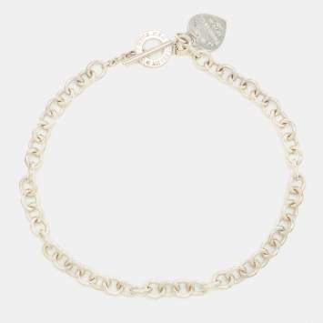 مملوكة مسبقًا Tiffany & Co. Return To Tiffany Toggle Sterling SIlver Necklace