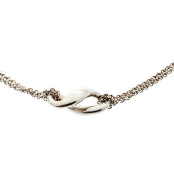 Pre Owned Tiffany & Co. Tiffany Infinity Silver Pendant Necklace