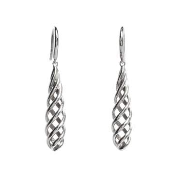 Pre Owned Tiffany & Co. Venezia Luce Silver Drop Earrings