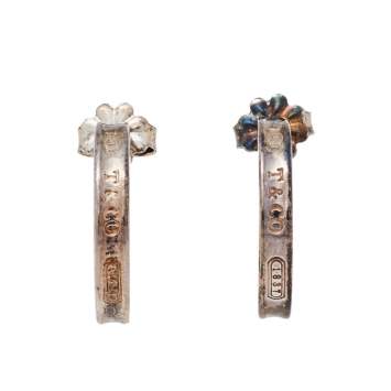 Pre Owned Tiffany & Co. Sterling Silver Hoop earrings