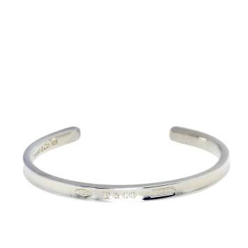 Pre Owned Tiffany & Co. Tiffany 1837 Silver Open Cuff Bracelet