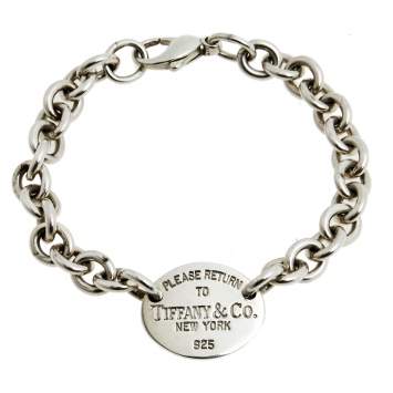 Pre Owned Tiffany & Co. Return to Tiffany Silver Bracelet 