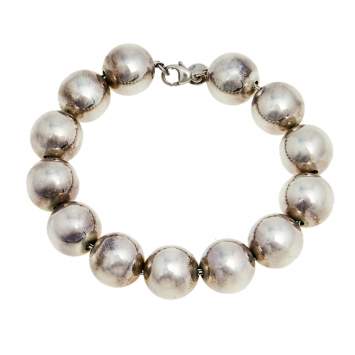 Pre Owned Tiffany & Co. Hardwear Ball Sterling Silver Bracelet