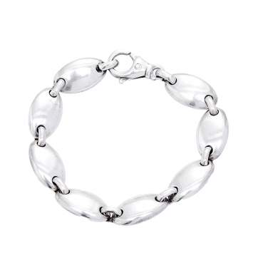 Pre Owned Tiffany & Co. Oval Link Sterling Silver Bracelet