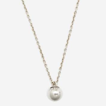 Pre Owned Tiffany & Co. HardWear Ball Sterling Silver Chain Necklace