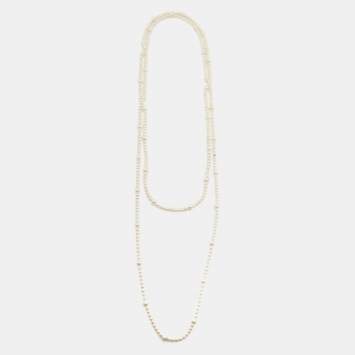 Pre Owned Tiffany & Co. Ziegfeld Collection Cultured Pearl Sterling Silver Necklace