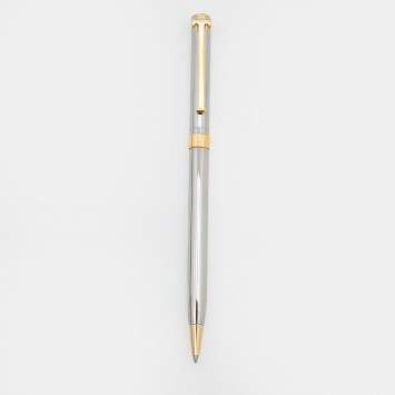 Pre Owned Tiffany & Co. Two Tone T-Clip Ballpoint Pen