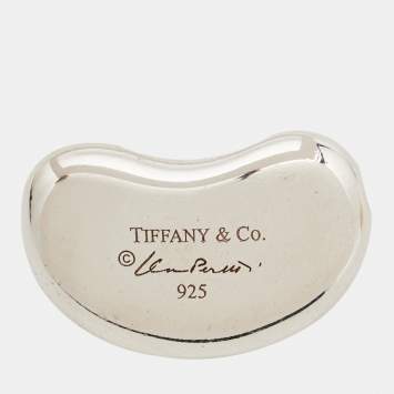 Pre Owned Tiffany & Co. Elsa Peretti Sterling Silver Bean Pendant 