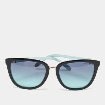 Pre Owned Tiffany & Co. Black/Blue TF1123 Gradient Sunglasses