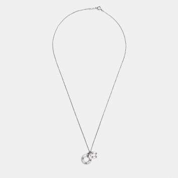 Pre Owned Tiffany & Co.Pierced Atlas Sterling Silver Lariat Necklace