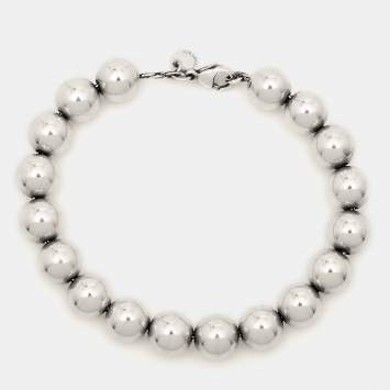 Pre Owned Tiffany & Co. HardWear Sterling Silver Beaded Bracelet