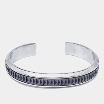 Pre Owned Tiffany & Co. Paloma Picasso Caliper Steel Titanium Cuff Bracelet