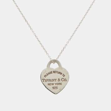 Pre Owned Tiffany & Co. Return To Tiffany Sterling Silver Necklace