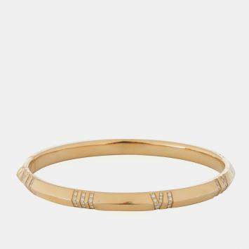 Tiffany & Co. 18k Yellow Gold 0.33 CTW Atlas Bracelet