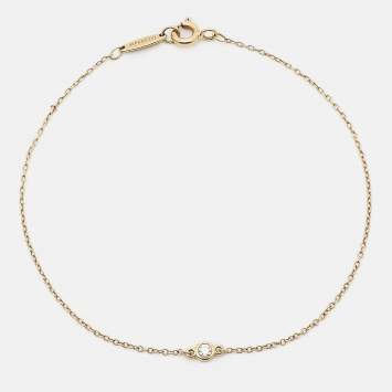 Pre Owned Tiffany & Co. Diamonds by the Yard 18k Yellow Gold Bracelet
