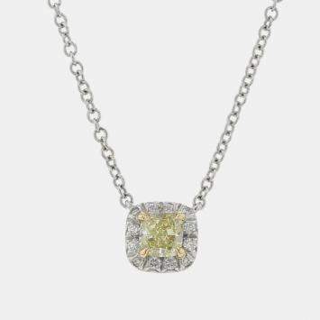 Tiffany & Co. Platinum and Diamond Soleste Pendant Necklace