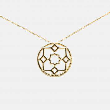 Pre Owned Paloma Picasso 18K Yellow Gold Marrakesh Pendant Necklace