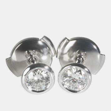 Pre Owned Tiffany & Co. Platinum Diamond Elsa Peretti Diamond By The Yard Earrings