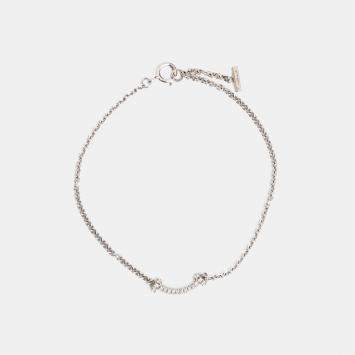 مملوكة مسبقًا Tiffany & Co. 18K White Gold Diamond Smile Bracelet