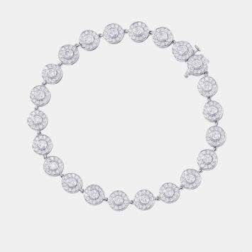 مملوكة مسبقًا Tiffany & Co. Circlet Platinum Diamonds Bracelet