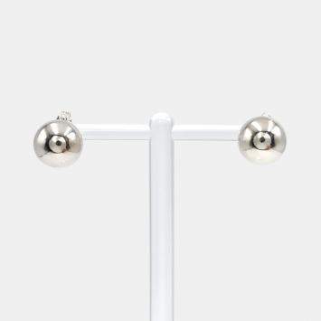 Pre Owned Tiffany & Co. Silver Hardware Ball Earrings