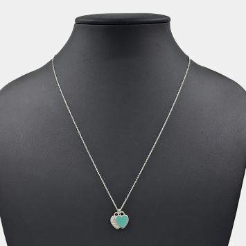 مملوكة مسبقًا Tiffany & Co. Silver Return-to Necklace