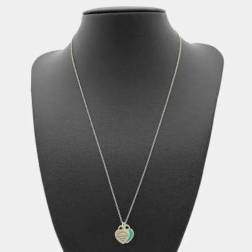 Pre Owned Tiffany & Co. Silver Return-to Necklace