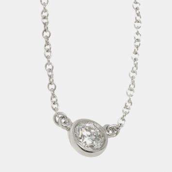 مملوكة مسبقًا Tiffany & Co. By the Yard Platinum Diamond Necklace