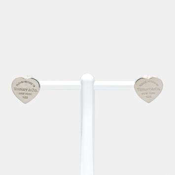 Pre Owned أقراط تيفاني & كو. فضية "Return To Heart"