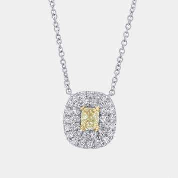 Pre Owned قلادة تيفاني & كو. سولست بلاتين الماس دلاية الرقبة