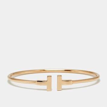 Pre Owned سوار تيفاني & كو. تيفاني تي واير 18 ذهب وردي