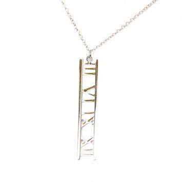 Pre Owned Tiffany & Co. 18K White Gold Atlas Pendant Necklace