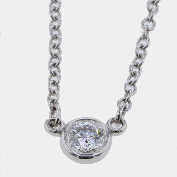 Pre Owned Tiffany & Co. Diamonds by the Yard Elsa Peretti Platinum Diamond Necklace