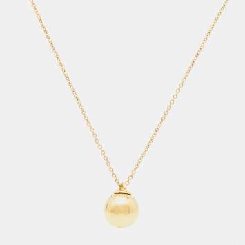 Pre Owned Tiffany & Co.  HardWear Ball 18k Yellow Gold Necklace
