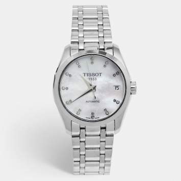 Pre Owned Tissot  Stainless Steel Couturier Quartz Women's Wristwatch