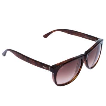 Pre Owned Tod's Brown TO 16552J Square Sunglasses