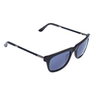 Pre Owned Tod's Grey Braided Temple TO 182 Wayfarer Sunglasses
