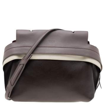 Pre Owned Tod's Multicolor Leather Wave Top Handle Bag